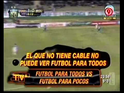 TVR - Ftbol para todos vs ftbol para pocos 14-08-10