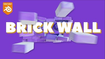 BLENDER TASTY TUTORIAL: BREAKING BRICKS WITH RIGID BODIES IN BLENDER 3.3!