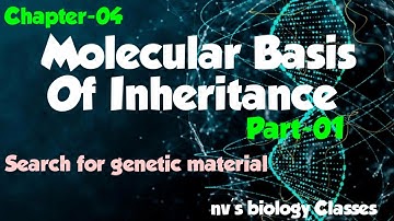Plus two |Zoology |Molecular Basis of Inheritance Part-01 in Malayalam