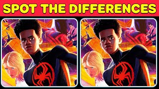 Spot the Differences Spider-man Across the Spider Verse Movie Quiz