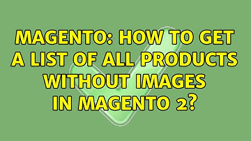 Magento: How to get a list of all products without images in Magento 2?