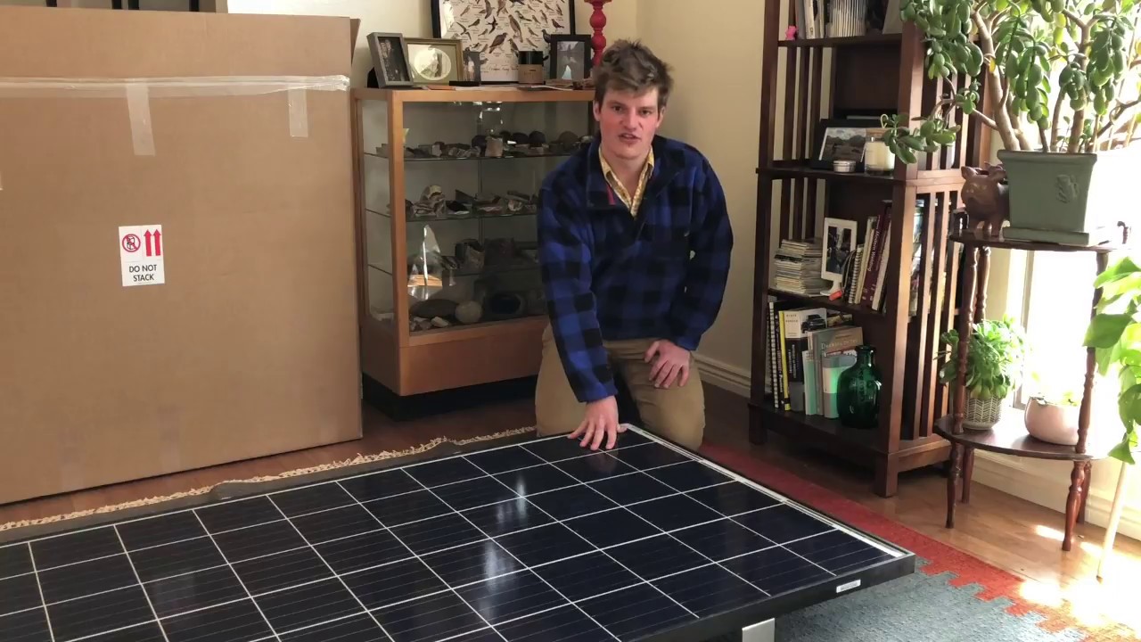 Easy Plug  Roof Mount Solar Panel Unboxing and Installation