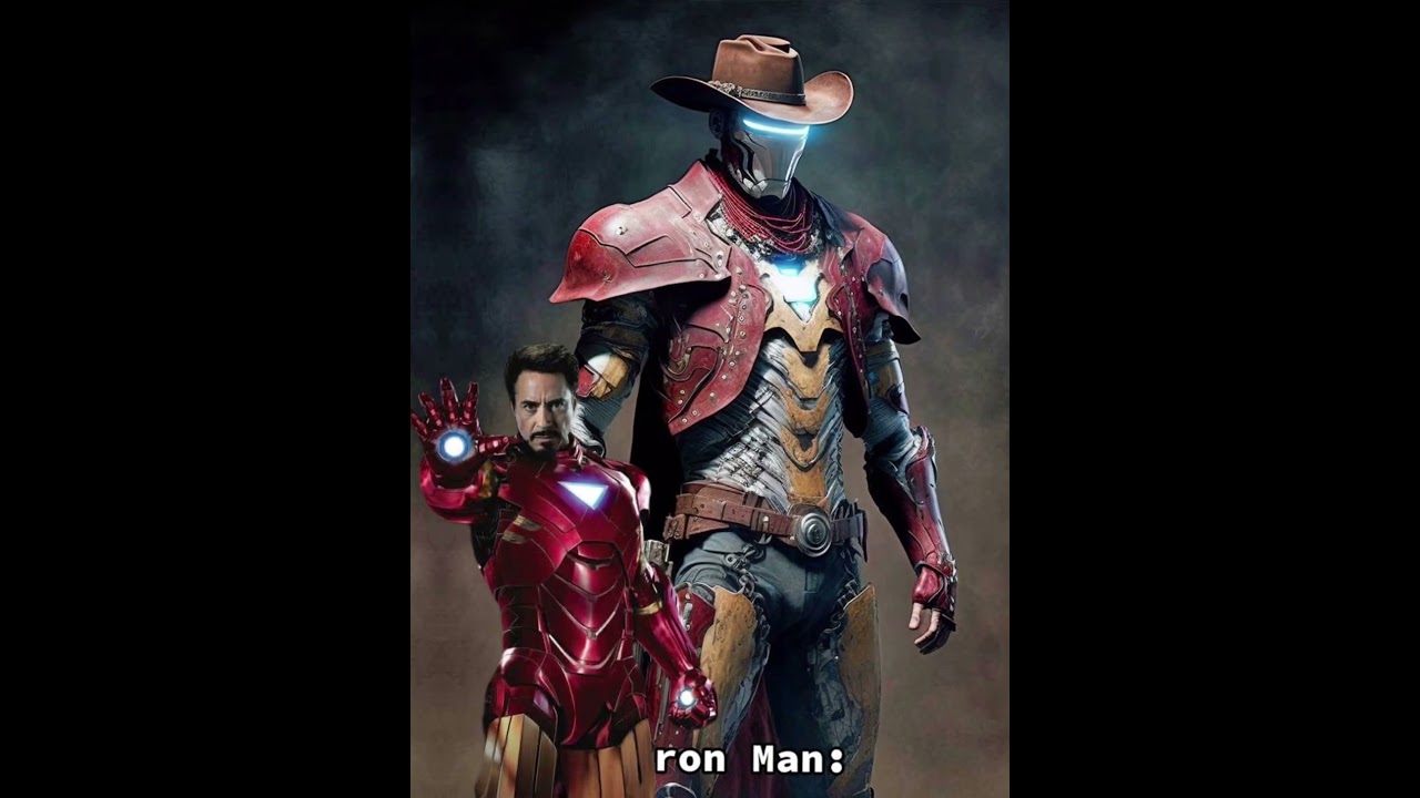 COWBOY 🤠 DC MARVEL CHARACTERS VERSIONS 