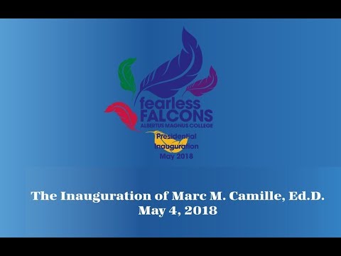 Inauguration Speech of Marc M. Camille,Ed.D.