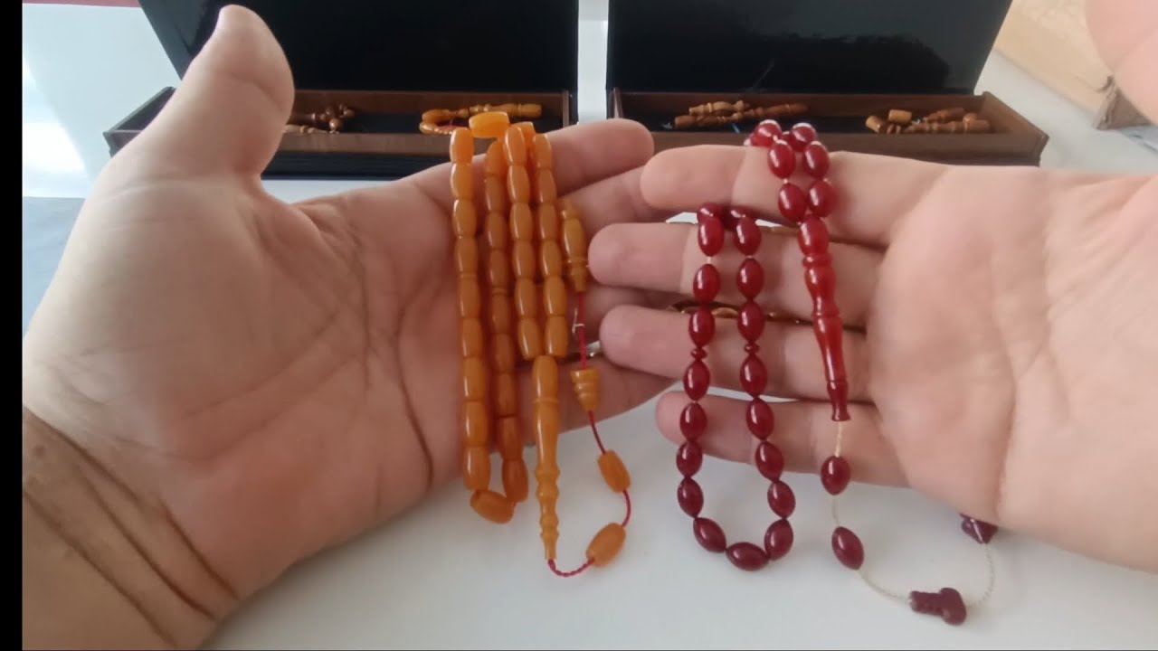 Yeni Biten Tesbihlerimiz Muazzam Oldular.Farkli Model Kukalarımız ve Bakalitimiz.#kuka #bakalit