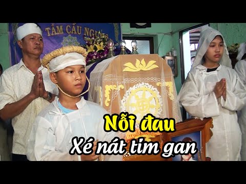 Video Toàn cảnh đám tang tiễn đưa người mẹ xấu số của 3 đứa... - youtube