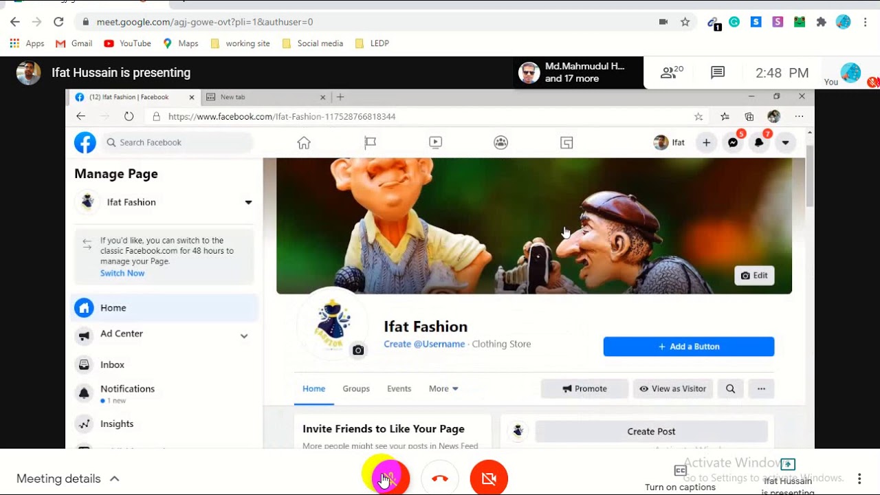 Facebook page &  Linkedin page create and paid promotion | LEDP Digital marketing Class 11/01/2020 |