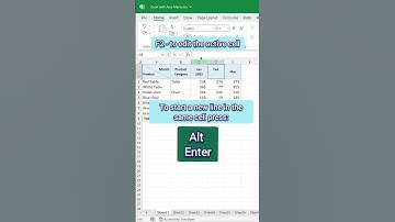 Two useful Excel tips to increase work productivity - Alt Enter & Ctrl Enter #excel #tutorial