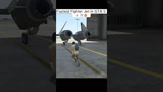 FASTEST Fighter Jet in Grand Theft Auto V 😱⚡✈️ | Unstoppable Speed #Shorts