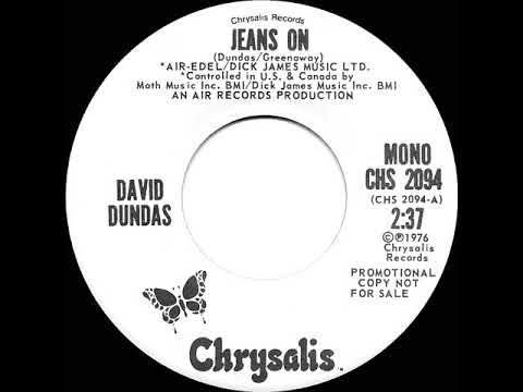 1976 David Dundas - Jeans On (mono radio promo 45) - YouTube