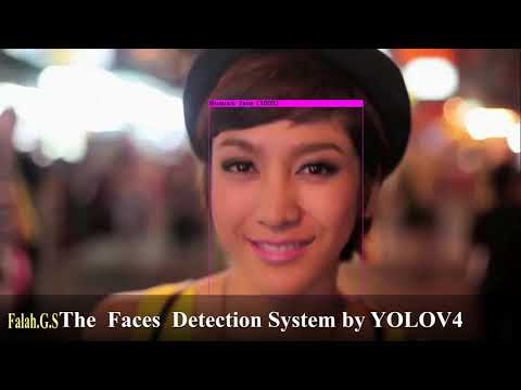 The Faces Detection System by YOLOV4
