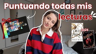 RANKING DE TODAS MIS LECTURAS 2025 (+70 libros)🎄📖 BOOKMAS 12