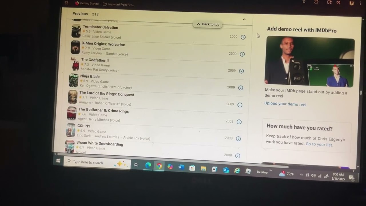 Chris Edgerly Voice Actor Movies and TV Shows Lists