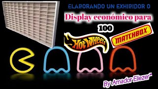 Elaborando un Exhibidor Display economico para 100 Hot Weells y matchbox.