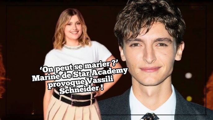 Mariage en vue ? Marine de la Star Academy fait une proposition surprenante  à Vassili Schneider - YouTube