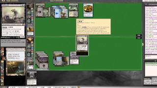 Mono-Black Aggro vs. Esper Control (THS Block Constructed), Game 1