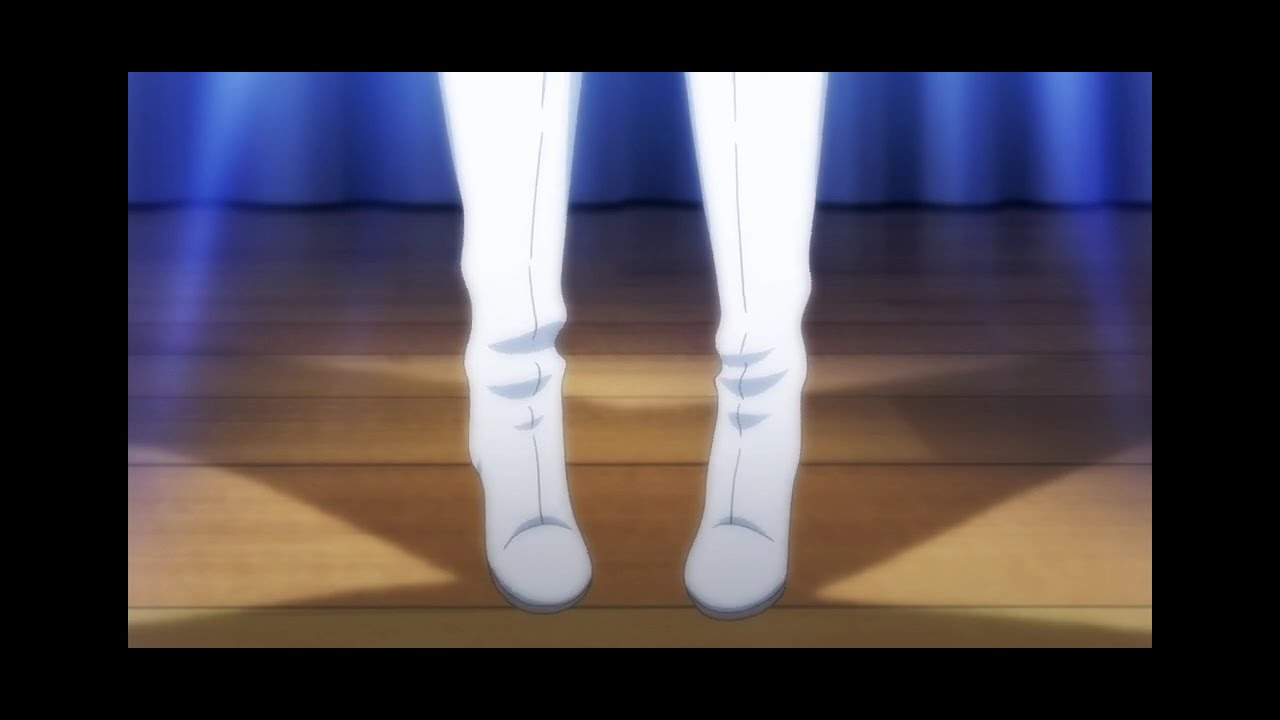 Anime white boots close up - YouTube