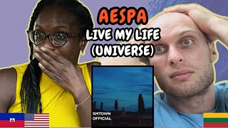 REACTION TO aespa (에스파) - Life My Life Universe | FIRST TIME HEARING