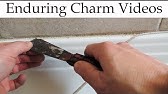 Remove & replace moldy shower caulk - YouTube