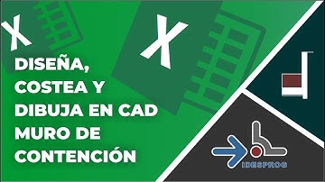 Programa en VBA Excel para calcular, costear y dibujar en AutoCAD I MURO DE CONTENCIÓN