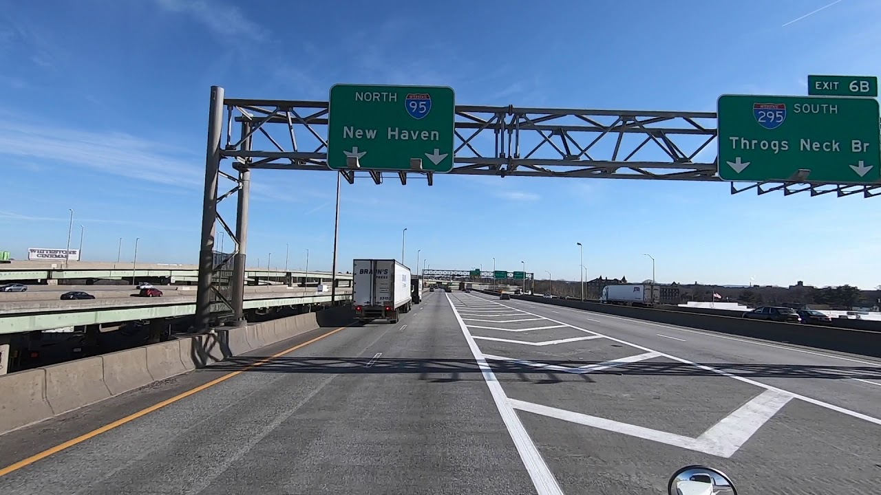 Driving thru New York State I95 North NJ to Connecticut YouTube