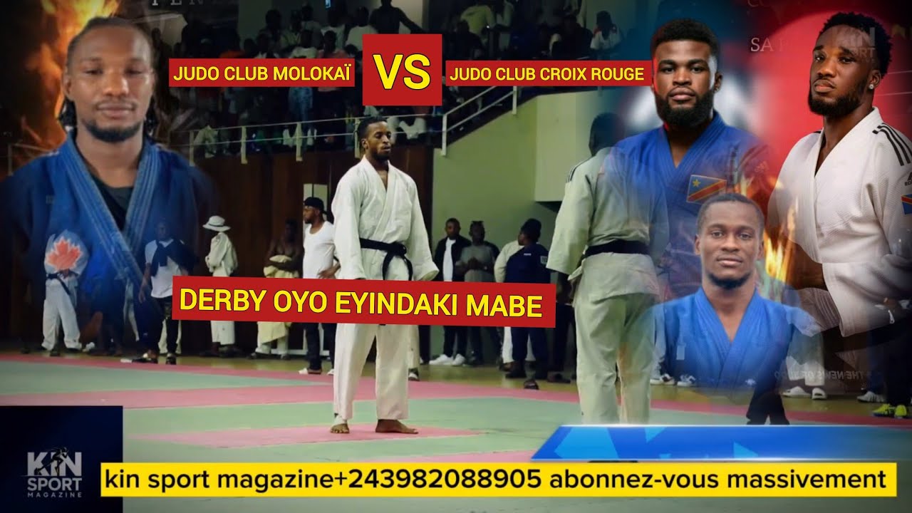 Judo club molokaï vs judo club croix rouge derby oyo eyindaki mabe bolanda 