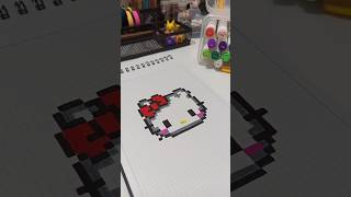 Hello kitty pixel art | easy pixel art ideas #art #pixelart #viralvideo #artist Hello kitty pixel art | easy pixel art ideas #art #pixelart #viralvideo #artist