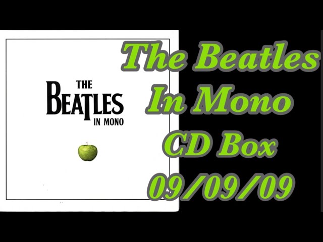 The Beatles In Mono Original First Issue Box Set 09/09/09