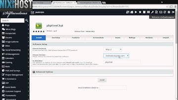 Installing phpFreeChat with Softaculous in cPanel