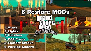 6 Mods Restore | Grass, Lights, Smoke, Hatches, Meters & Props For Gta Sa Android 2023