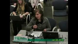 School Board Meeting - January 28, 2013