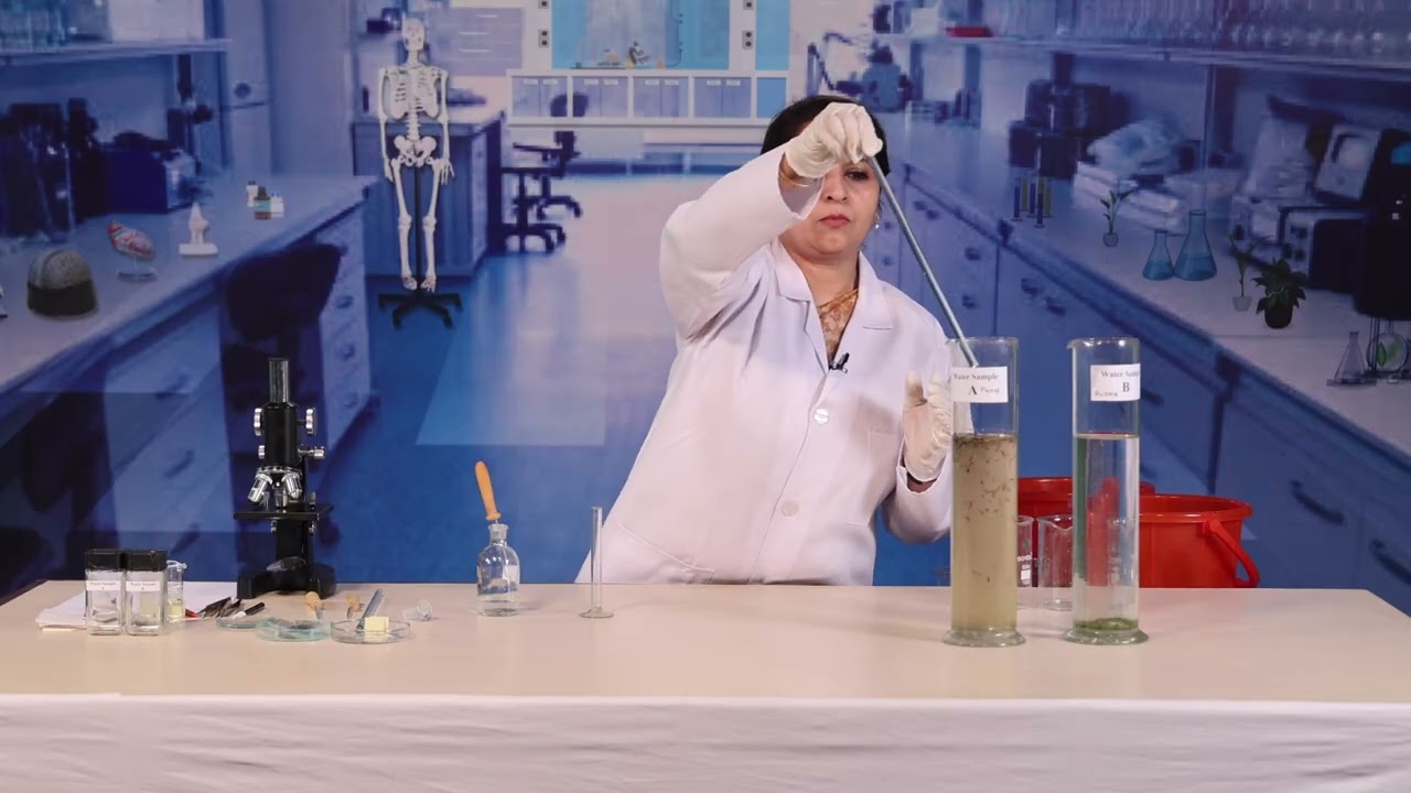 To analyse living organisms in water samples