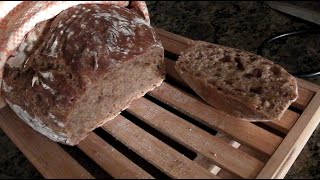Хлеб с ферментированным ржаным солодом без замеса теста.