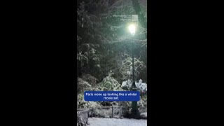 First Snow In Paris