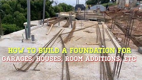 How To Build a Solid Foundation | Building In Ghana | Traditional Beam Foundation | Concrete Slabs