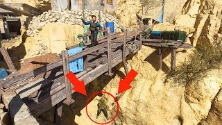 HE WAS UNDER THE WALKWAY THE WHOLE TIME?!?!? HIDE N' SEEK ON MODERN WARFARE