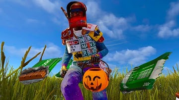 I PLAYED RUST AS A NEW GEN ON HALLOWEEN...