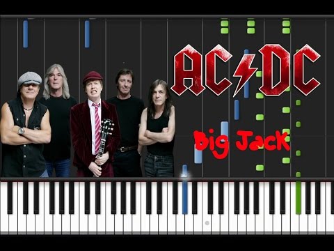 AC/DC - Big Jack [Piano Cover Tutorial] (♫) - YouTube