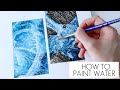 How to Paint Water Using Watercolors (And a Little Bit of Acrylic paint)