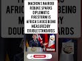 “Macron’s Nairobi Clash 🔥 Diplomacy or Double Standards?”