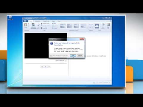 How to import photos and videos from external devices into Windows® Movie Maker