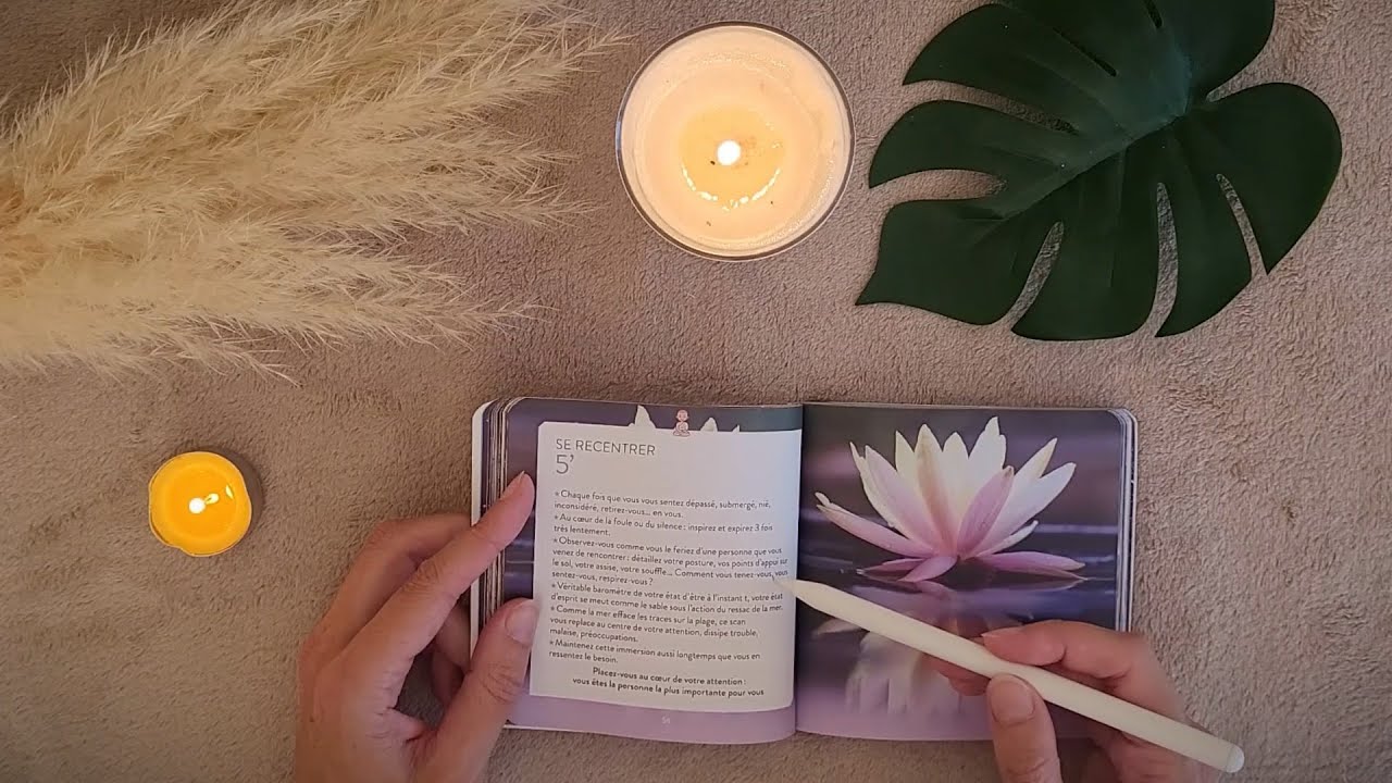 ASMR - Lecture chuchotée - Méditations minute 🙏🧘 (2ème partie)