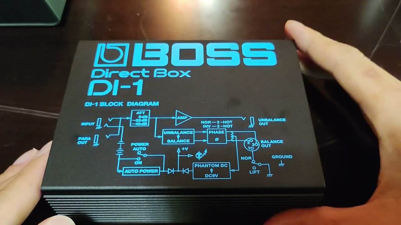 BOSS(ボス)DI-1ダイレクトボックスの使い方【プロの基礎知識を初心者