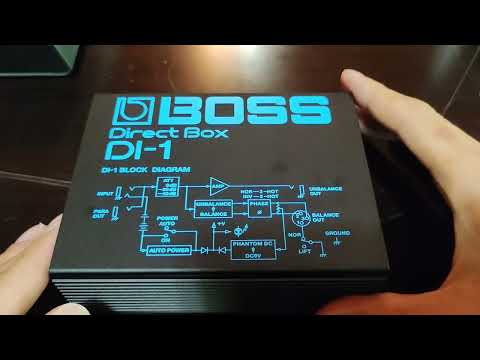 【音響機器を解説】BOSS DI-1の性能と使い方