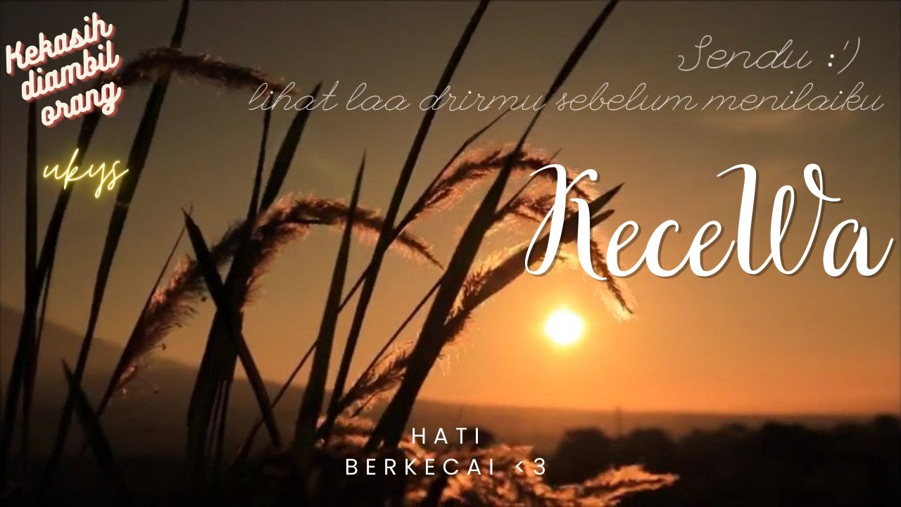 Rindu boleh kembali jangan :) - YouTube