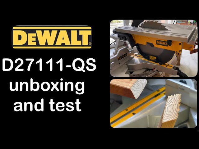 Unboxing! Ingleteadora telescópica de 10 Dewalt DW717 