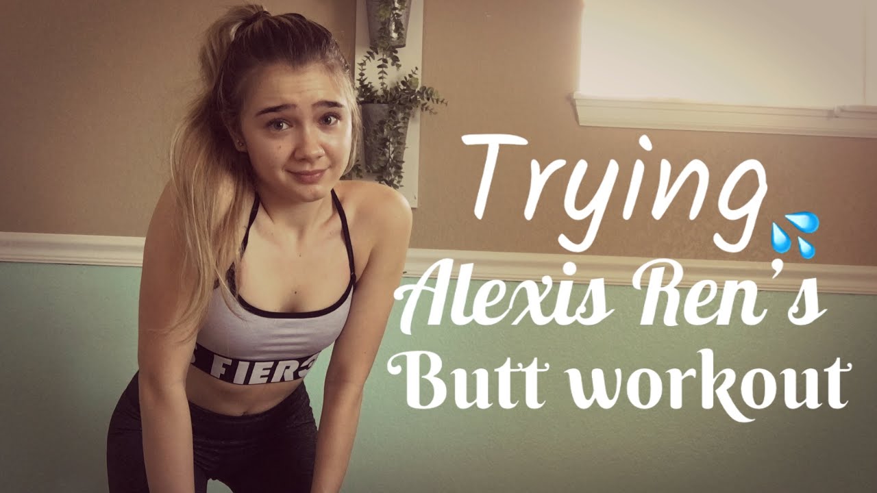 I tried Alexis Ren’s Butt Workout *Intense*