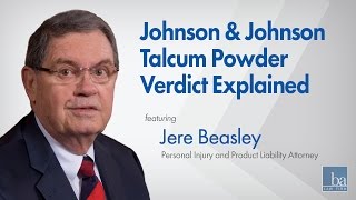 Jere Beasley discusses J&J Talc Verdict with Ringler Radio