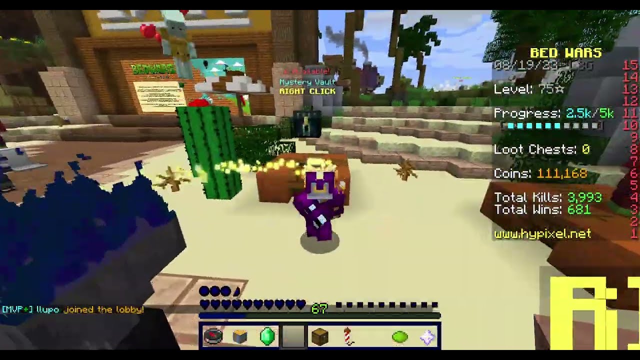 Hypixel's Minecraft Tournament Hall