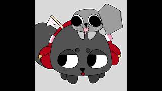 bworf #dandysworld #cringe #alightmotion #animation #pebble #coal